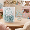 CLIPS COLORIDOS X50U X24CAJA 7839(WJ-1871)