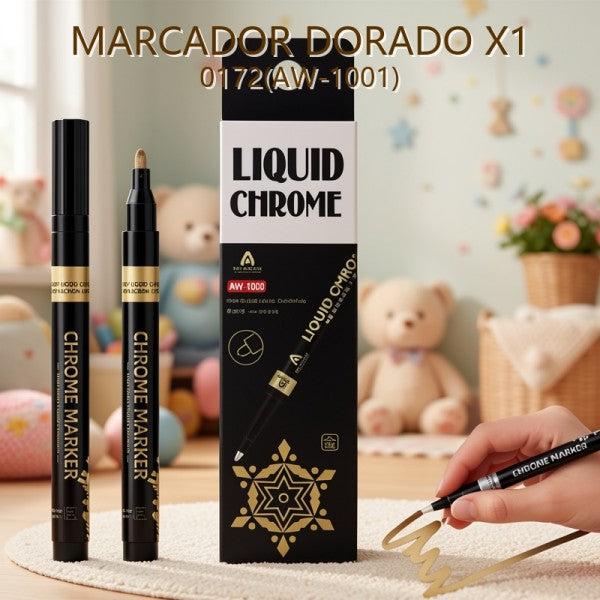 MARCADOR DORADO X1 0172(AW-1001)