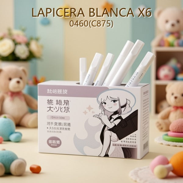 LAPICERA BLANCA X6 0460(C875)