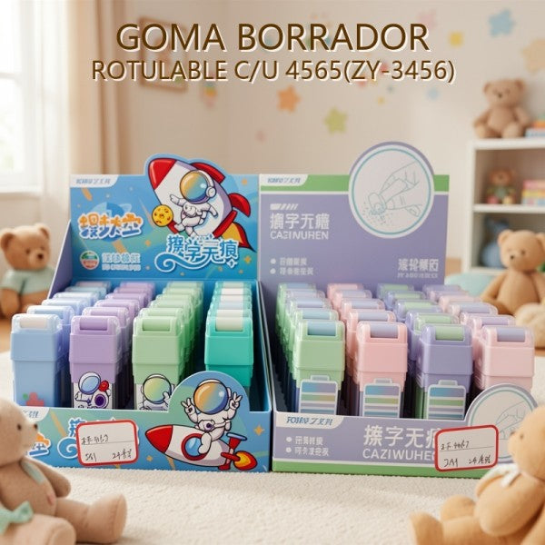 GOMA BORRADOR ROTULABLE C/U 4565(ZY-3456)