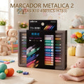 MARCADOR METALICA 2 PUNTAS X10 4503(CS-H783)