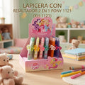 LAPICERA CON RESALTADOR 2 EN 1 PONY 1121 (XH-1121)