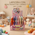 LAPICERA CON RESALTADOR 2 EN 1 SANRIO 1120 (XH-1120B)