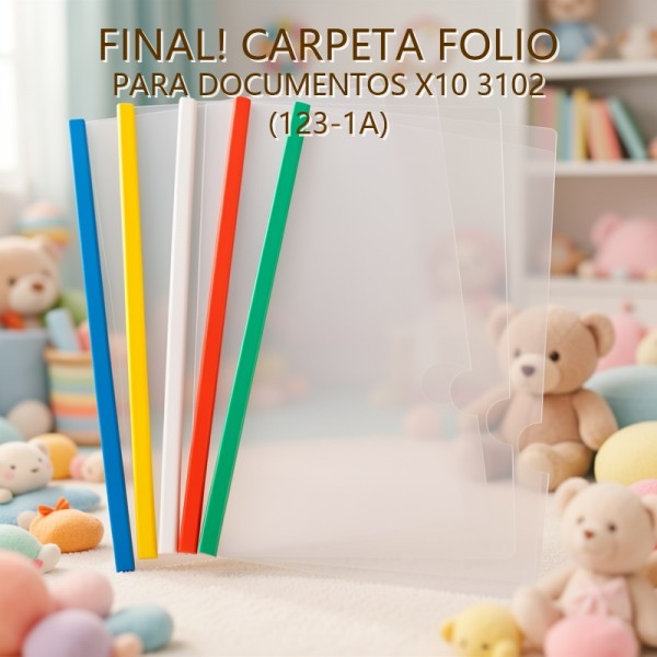 CARPETA FOLIO PARA DOCUMENTOS X10 3102 (123-1A) PRECIO FINAL!!!