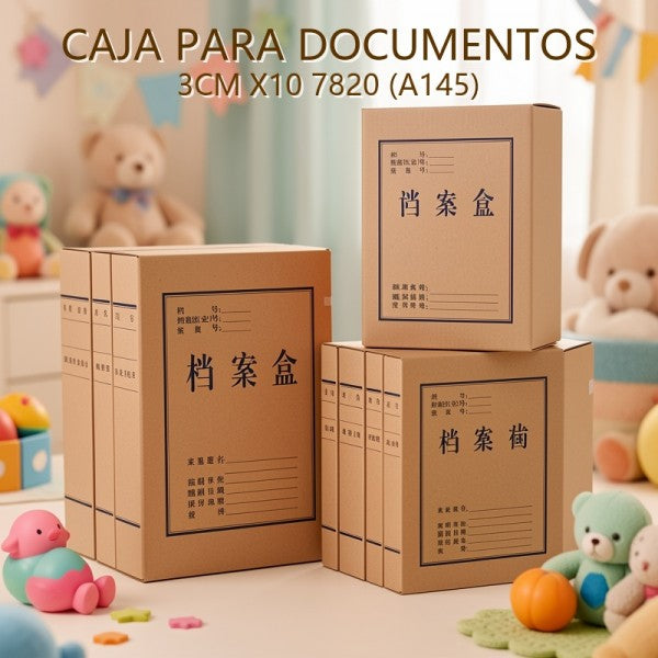 CAJA PARA DOCUMENTOS 3CM X10 7820 (A145)