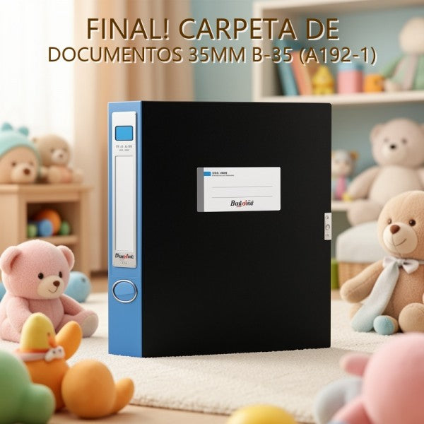 CARPETA DE DOCUMENTOS 35MM B-35 (A192-1) PRECIO FINAL!!!