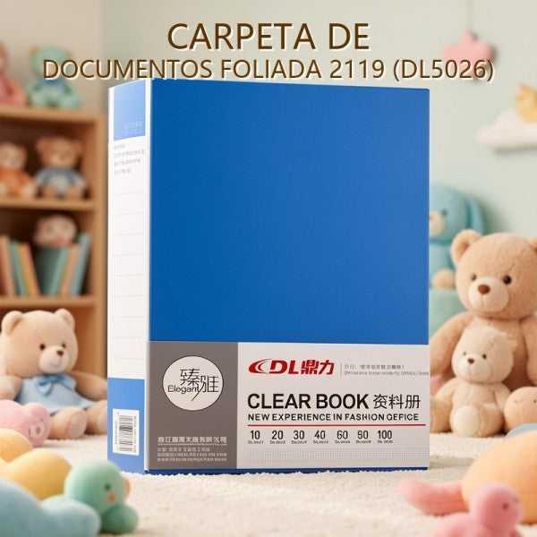 CARPETA DE DOCUMENTOS FOLIADA 2119 (DL5026)