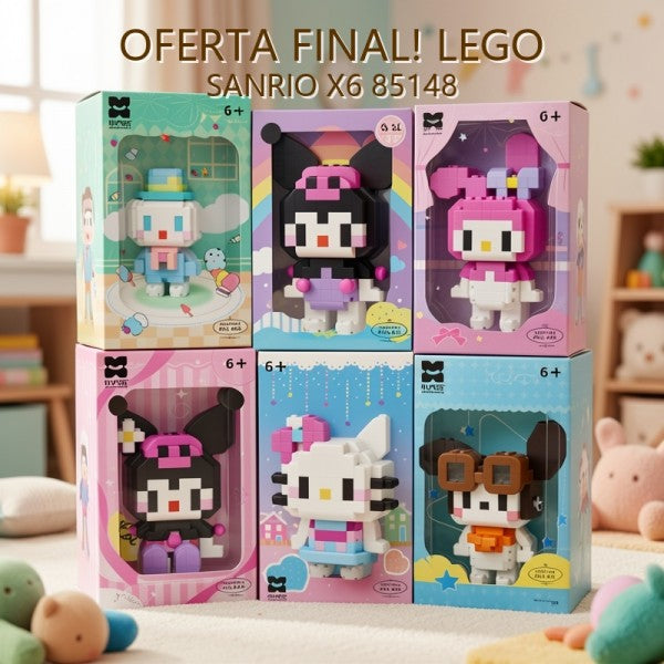 BLOQUES SANRIO X6 85148 PRECIO FINAL!!!