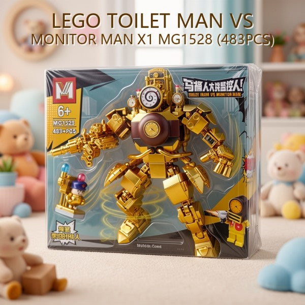 BLOQUES TOILET MAN VS MONITOR MAN X1 MG1528 (483PCS)