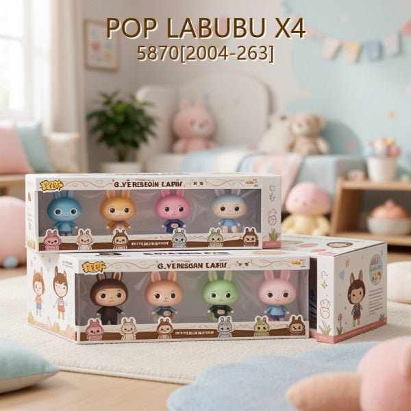 POP LABUBU X4 5870