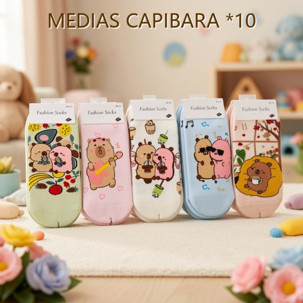 FINAL MEDIAS CAPYBARA X 10 UNIDADES
