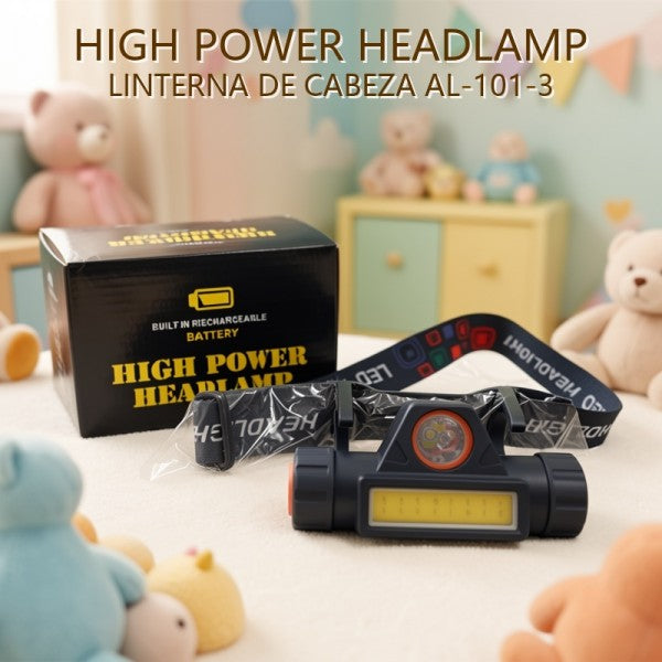 HIGH POWER HEADLAMP LINTERNA DE CABEZA AL-101-3