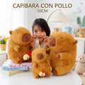 CAPYBARA CON POLLO 50CM