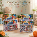SONIC X4 CON NAVE ESPACIAL 0067 [SNK004]