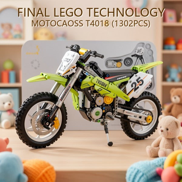 BLOQUES TECHNOLOGY MOTOCAOSS T4018 (1302PCS) PRECIO FINAL!!!