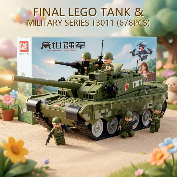 BLOQUES TANK & MILITARY SERIES T3011 (678PCS) PRECIO FINAL!!!