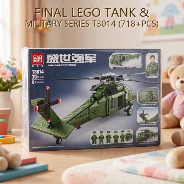 BLOQUES TANK & MILITARY SERIES T3014 (718+PCS) PRECIO FINAL!!!