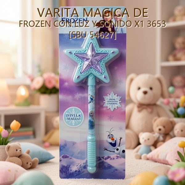 FROZEN VARITA MAGICA CON LUZ Y SONIDO X1 3653 [SBU 54627]
