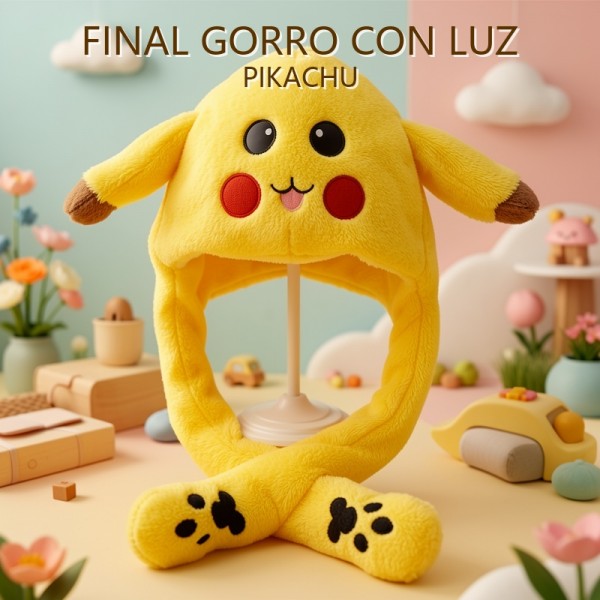 FINAL GORRO CON LUZ PIKACHU