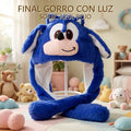 FINAL GORRO CON LUZ SONIC AZUL ROJO