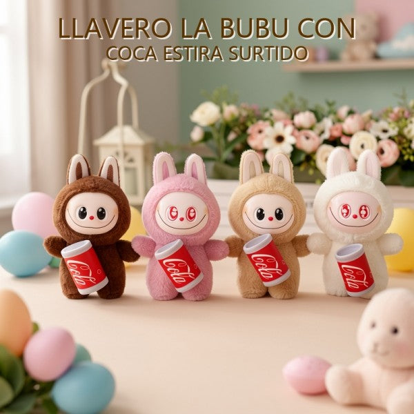 LLAVERO LABUBU CON COCA SURTIDO