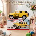 STUNT CAR AUTO A PILA CON LUZ Y SONIDO X1 2666 JK30266