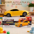 ROBOT AUTO A PILA CON LUZ Y SONIDO X1 2697 JK30269