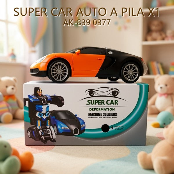SUPER CAR AUTO A PILA X1 AK-839 0377