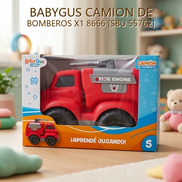 BABYGUS CAMION DE BOMBEROS X1 8666 [SBU 55762]