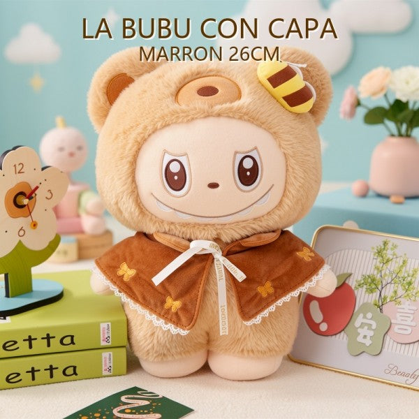 LABUBU CON CAPA MARRON 25CM