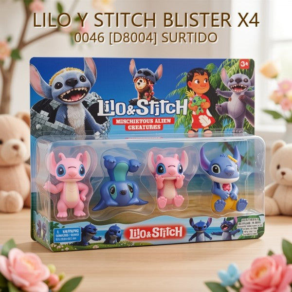 STITCH EN BLISTER X4 0046 [D8004] SURTIDO