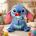 STITCH AZUL CON TRAPO 22CM