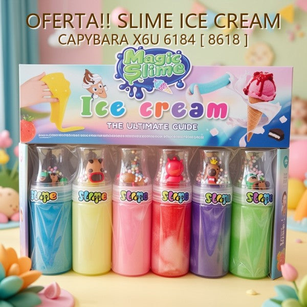 SLIME ICE CREAM CAPYBARA X6U 6184 [ 8618 ] OFERTA FINAL!!!