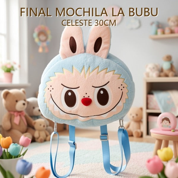FINAL MOCHILA LABUBU CELESTE 30CM