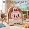 FINAL MOCHILA LABUBU CABEZA ROSA 35CM