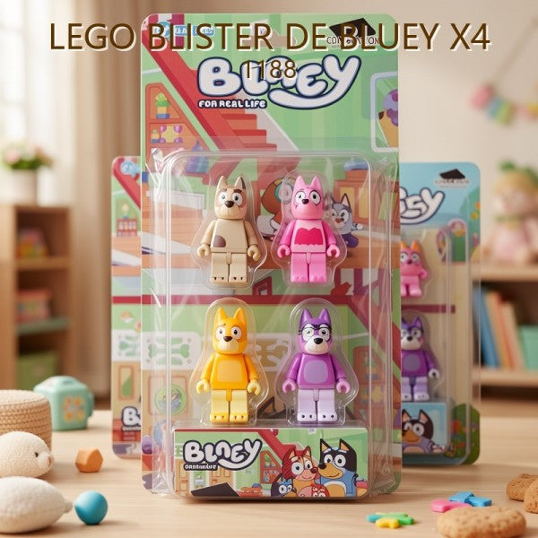 LEGO BLISTER DE BLUEY X4 1188