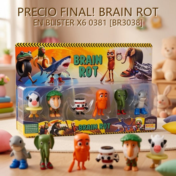 FINAL ITALIAN BRAINROT EN BLISTER X6 0381 [BR3038]