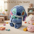 STITCH AZUL CON TRAPO 22CM