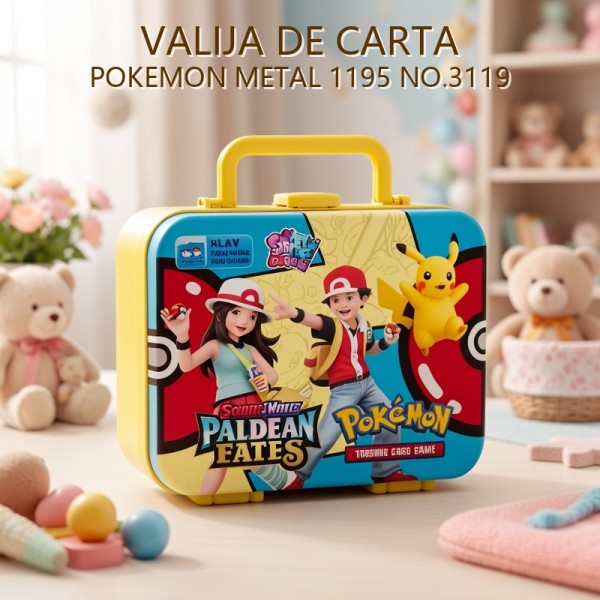 CARTAS DE POKEMON EN VALIJA METAL 1195 NO.3119