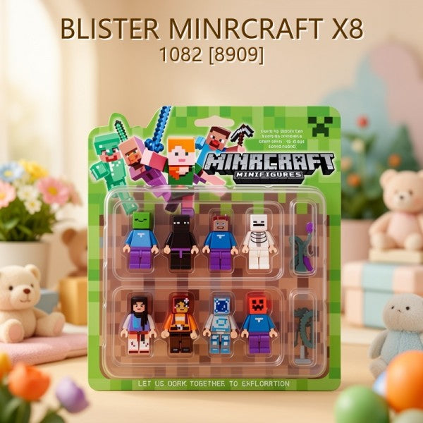 MINECRAFT BLOQUES BLISTER X8 0820 [8909]