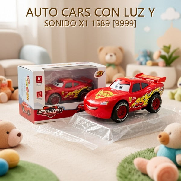 AUTO CARS CON LUZ Y SONIDO X1 1589 [9999]