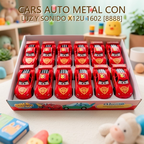 CARS AUTO METAL CON LUZ Y SONIDO X12U 4558 [8888]
