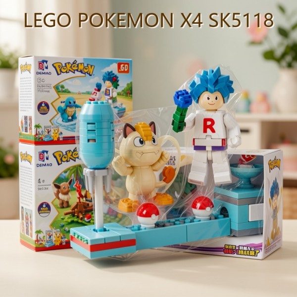 BLOQUES POKEMON X4 SK5118