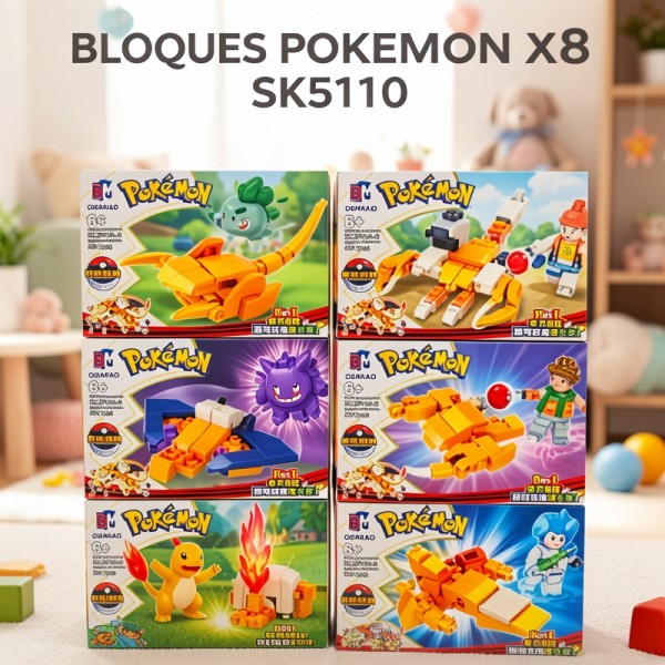 BLOQUES POKEMON X8 SK5110
