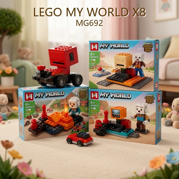 BLOQUES MY WORLD X8 MG692