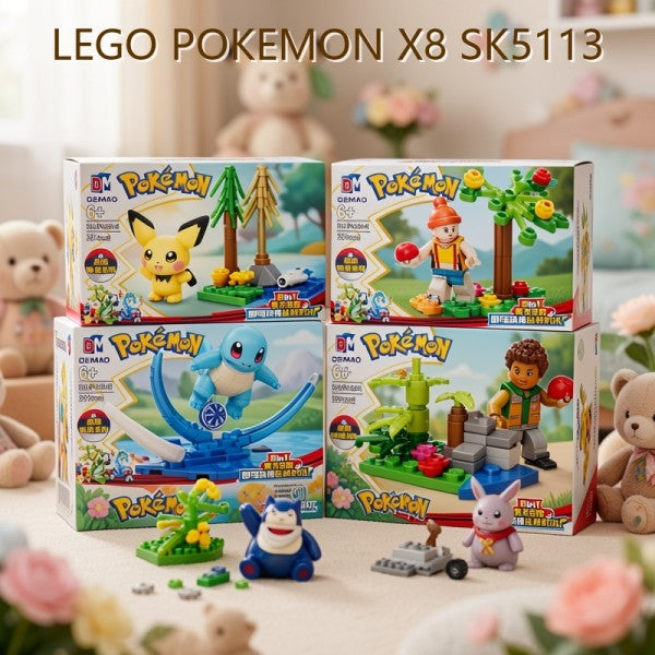 BLOQUES POKEMON X8 SK5113