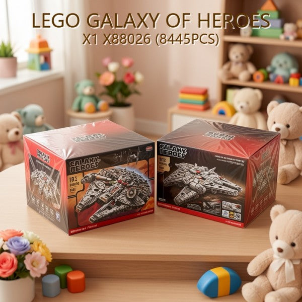 BLOQUES GALAXY OF HEROES X1 X88026 (8445PCS)