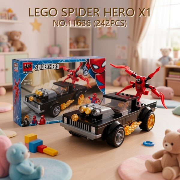 BLOQUES SPIDER HERO X1 NO.11636 (242PCS)