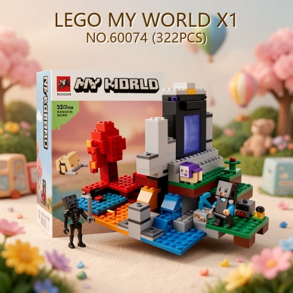 BLOQUES MY WORLD X1 NO.60074 (322PCS)