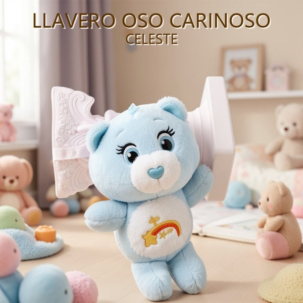 LLAVERO OSO CARINOSO CELESTE